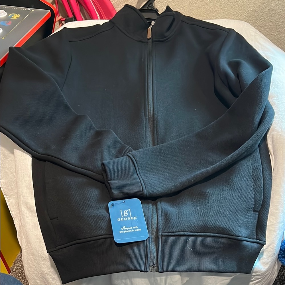 George Men's Black Jacket